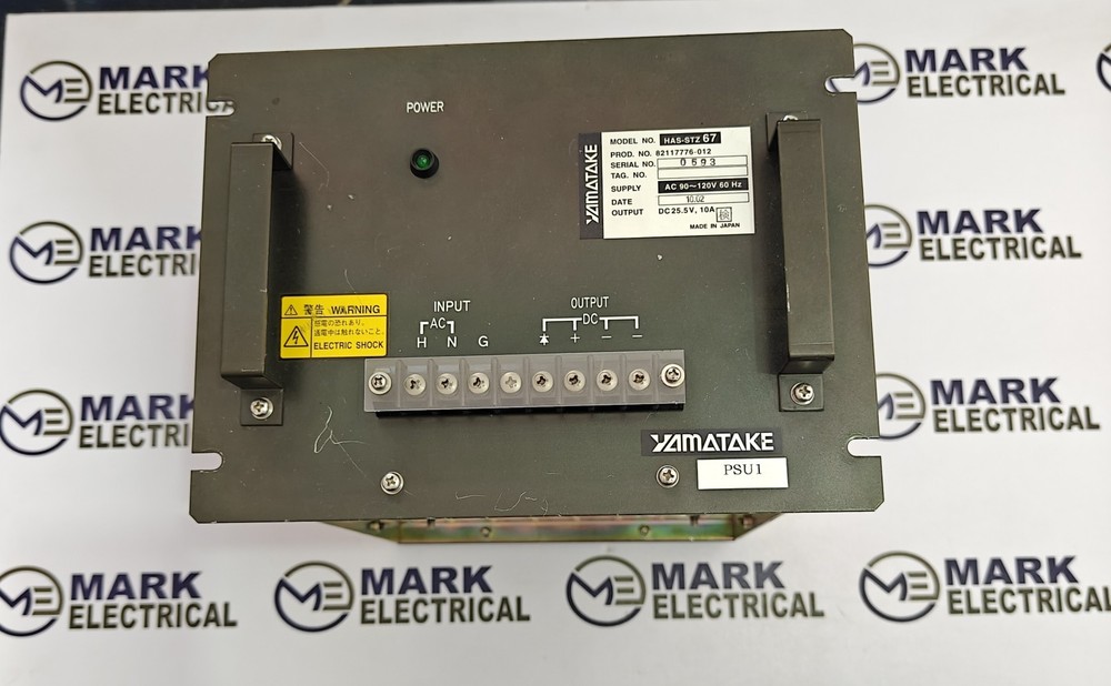 YAMATAKE HAS-STZ-67 POWER SUPPLY IN 90-120VAC OUT 24VDC 10A FAST SHIPPING