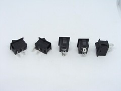 5 Pcs Pack Lot KCD 101 6A 250V AC 10A 125V 2 Pins 2 Position Power Button Switch