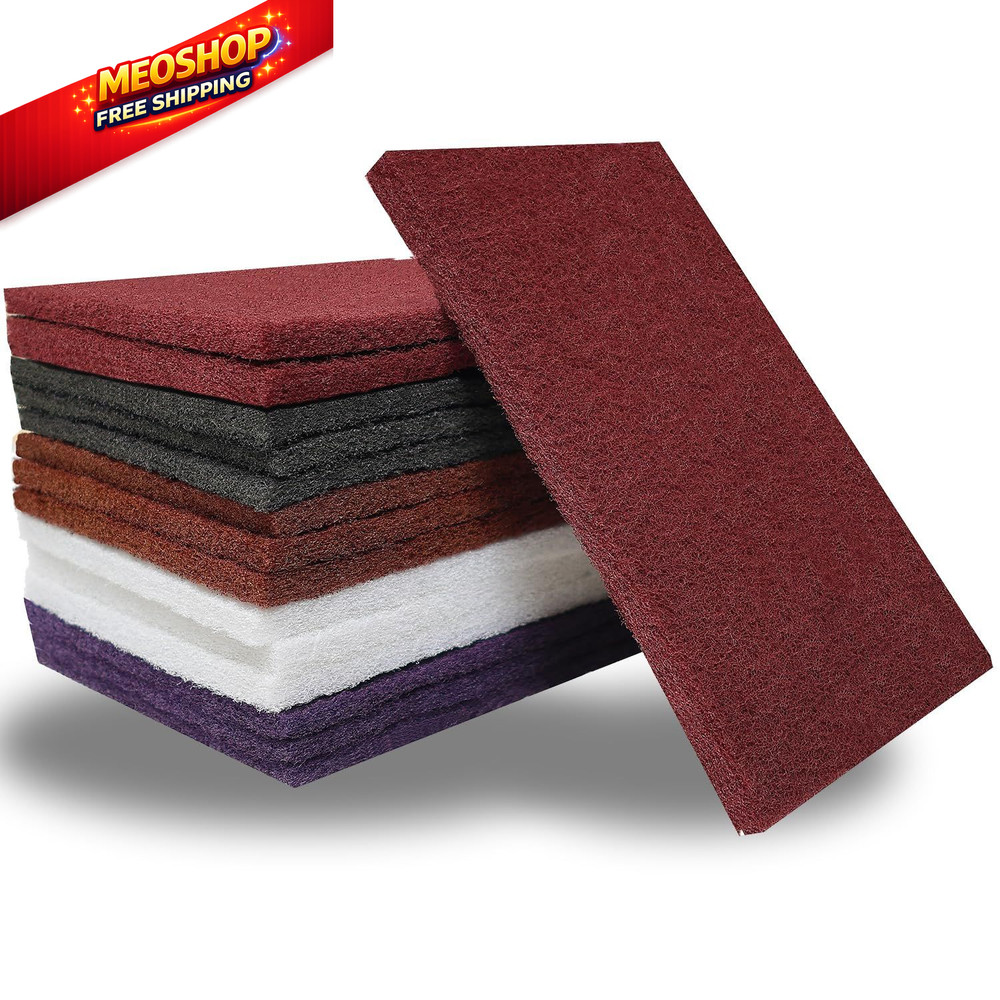 15 Pack 6″ x 9″ Hand Scuff Pads Set- (150-2000 Grit) Coarse Medium Fine…
