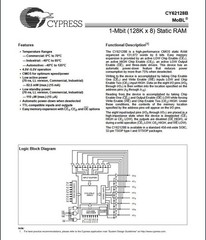 New Cypress CY62128BLL-70 128K x 8 Static SOP-32