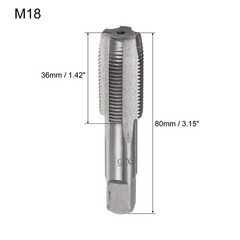 1 Pair M18 x 1.5 Hand Tap Set for Repair Alloy Threading Tapping Tools