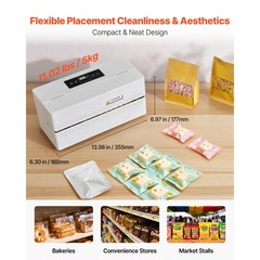 Uimoso Continuous Band Sealer for 0.32-0.47 in Seal Width Heat Sealing Machine