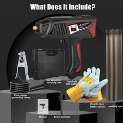 Saker Portable Electric Welding Machine,110V Portable Welder Handheld with IG