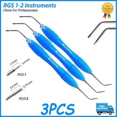 Dental Instrument RGS 1-2 / 3-4 Silicone Handle Depth Dimensions for Restoration