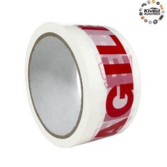 2 mil 2″x110 Yards 36 Rolls Red Fragile Heavy Duty Packing Tape Packaging Tapes