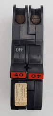 FPE NC0240 40 A 2-Pole Stab-Lok 120/240V Federal Pacific Circuit Breaker USED