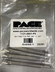 Pace 1121-0931-P5 ThermoDrive Desolder Tip, .040″, SX-100/SX-90, Conical, 5/Pkg
