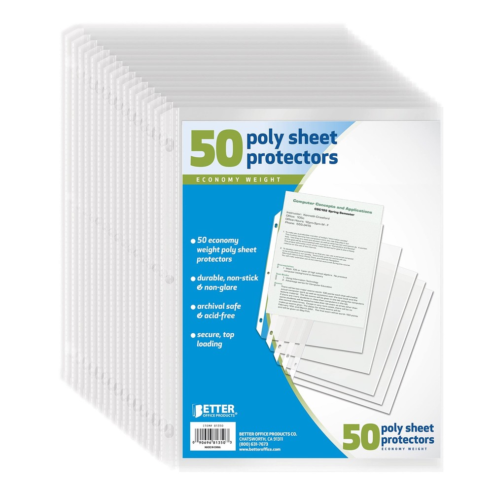 Better Office Products Clear Sheet Original version, 100% Wool Felt