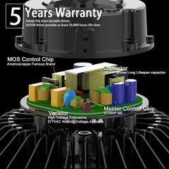 240Watt UFO LED High Bay Light 240W Work Shop Warehouse Lighting 5000K Highbay