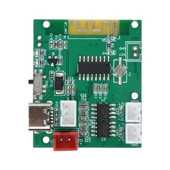 DC3.7V-5V Stereo 5.0 Bluetooth 5W+5W Bluetooth Decoder Module w/ Power Amplifier