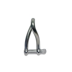 Marine Boat Stainless Steel T316 Twisted Shackle Twist Shackle With Screw Pin