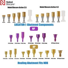 Hiossen/Nobel/Straumann Dental Implant Posts Healing & Locator Abutments Caps