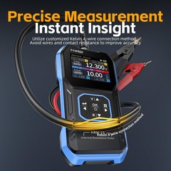 FNIRSI HRM-10 Battery Voltage Tester Digital Battery Internal Resistance Meter