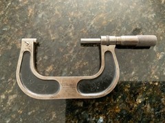 Vintage Brown and Sharps Outside Micrometer 3 piece set
