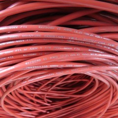 E175040 2800′ Moisture Resistant Red Cable Wire 12AWG MTW or THHW or AWM 600V