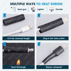 Adhesive Heat Shrink Tubing 4:1 Ratio Dual Wall Protection UV Moisture Resistant