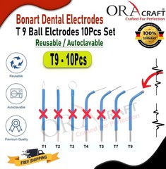 Bonart ART-E1 Dental Electrode T9 Ball Electrodes 10Pcs Reusable Autoclavable