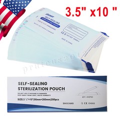 3.5×10″ Self Seal Pouch Sterilization Bag Pouches Dental