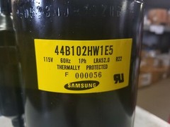 SAMSUNG 44B102HW1E5 10,000 BTU 115V 1PH 60HZ R-TWENTY TW0 A/C ROTARY A/C COMP.