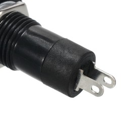 10x On/Off Push Button Bolt-On Switch Black Button Push-To-Make Self-Locking 12V