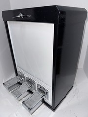 $1 Vend Black 3 Column Sticker Tattoo Pokemon Card Vending Machine Sports Cards