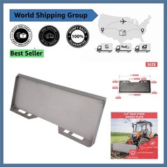 Durable 1/4″ Skid Steer Attachment Plate – Easy Installation for Bobcat & Kubota