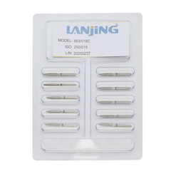 Dental Diamond Burs FG Flame Bur 863/016C Coarse Grit For High Speed Burr