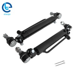 2 Pack D128454 Power Steering Cylinders For Case 2WD 580B 580C 580D 580E
