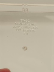 Akro-Mils 20-501 Hard Plastic Clear Replacement Storage Drawers, Lot Of 2