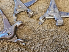 3 ATS Monolock Cleco Pliers Aviation Tool Sheet Metal Aircraft 7″ Fastener Lot