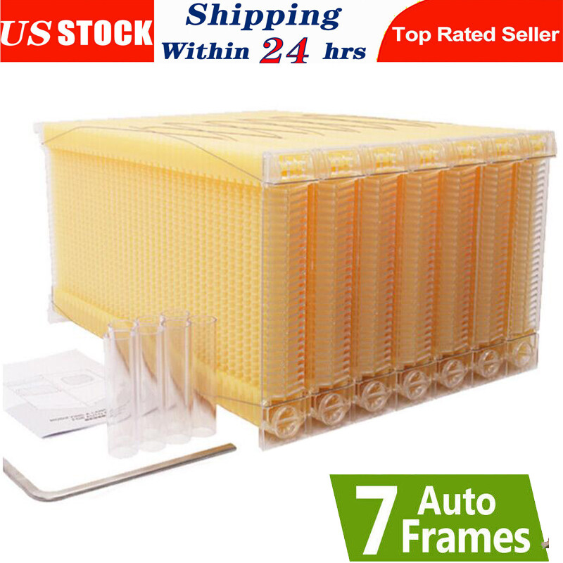 Improved 7 x Auto Beehive Frames Beekeeping Frames Bee Frames Beehive Frames