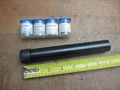 TECHLEADER ER20 extended collet chuck with 9/32 5/16 1/4″ & 8mm collets 1″ shank
