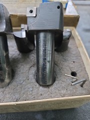 Valenite Indexable End Mill Set 1″ & 1-1/2″ Carbide Insert Cutters Profit Power