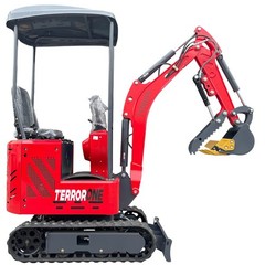 13.5HP Mini Excavator 1 TON B&S EPA Engine Hydraulic Thumb Digger Free Shipping