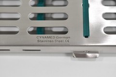 16 Brand New German Stainless Dental/Medical Sterilization Cassette Green/Yellow
