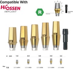 US Dental Straight Transfer Abutment Hex Regular Compatible with Osstem Hiossen