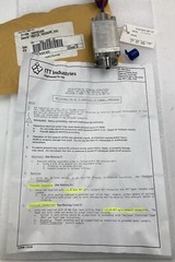 ITT Aerospace Controls 130P42C3MS Pressure Switch 10-30psi Adjustable