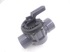 Pentair 2″Slip x Slip 2-1/2″Outside Slip 2 Way PVC Diverter Valve 263029 SEE DES