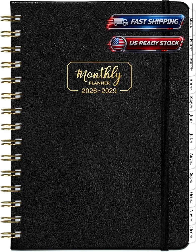 2026-2028 Monthly Planner – 3 Year Monthly Planner 2026-2028, Jan. 2026 – Dec