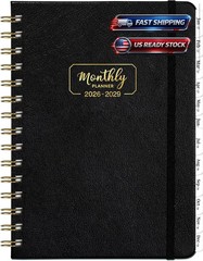 2026-2028 Monthly Planner – 3 Year Monthly Planner 2026-2028, Jan. 2026 – Dec
