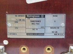 WESTINGHOUSE TYPE CD 7882A26G07 SINGLE PHASE TRANSFORMER T201463