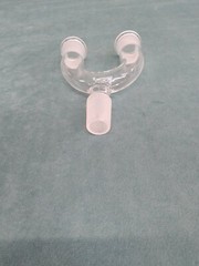 Y shaped connector adapter unknown brand unknown sizes lab glass chemistry