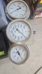 McDaniels Controls 4” Dial Liquid Filled Pressure Gauge 0-30000 PSI Panel Mount
