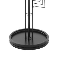 Black Clothing Rack Stand Freestanding Coat Rack Cactus Shape Clothing Stand