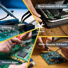 Adjustable Soldering Clamp PCB Holder for Circuit Board Holder Motherboard PC…