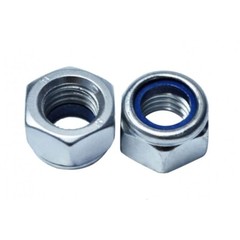 Nylon Insert Hex Lock Nut Steel Zinc Nylock M3 – M4 – M5 -M6 – M8 – M10 – M12