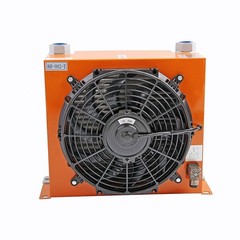 New AH1012T-CA DC12V Industrial Hydraulic Oil Cooler 100L/min Flow Fan Radiator