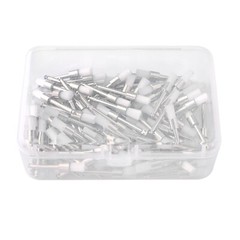 400 Disposable Dental Prophy Polishing Brush Latch Flat Type White