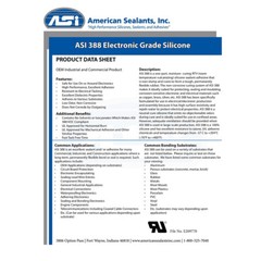 ASI 388 Clear Electronic Grade Silicone – 2.8 oz Squeeze Tube