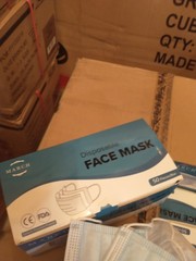 50 PCS Disposable Face Mask Non Medical Surgical 3 Ply Ear loop Blue Masks